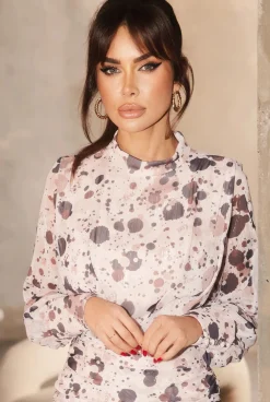 Best Anabel - A Petite Dress With An Interesting Print Women Every Day