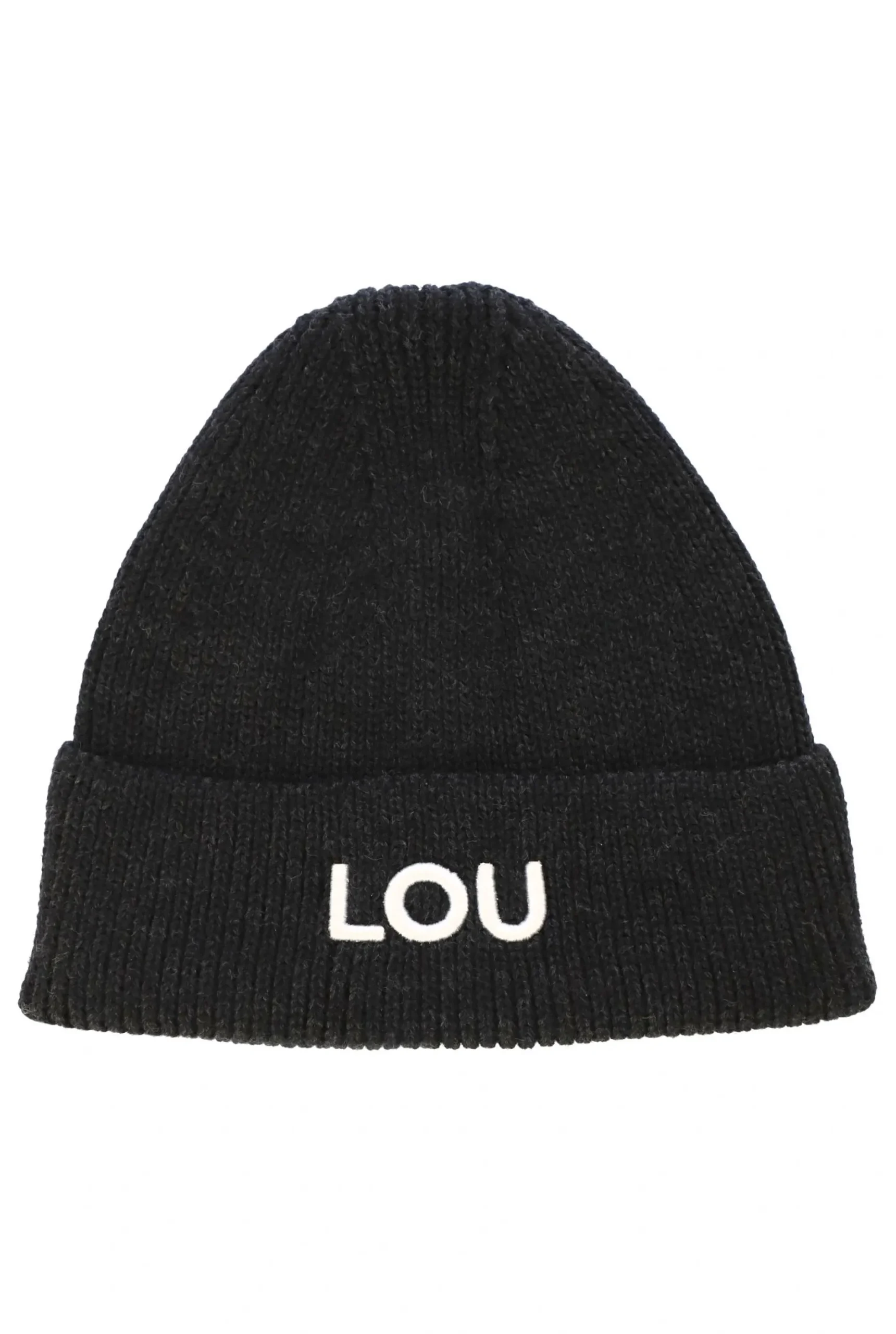 Online Black Winter Beanie With Lou Logo Women Winter Hats