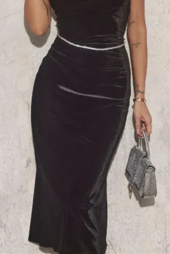 New Fabrice - Velour Midi With Jewellery Accent Women Wedding
