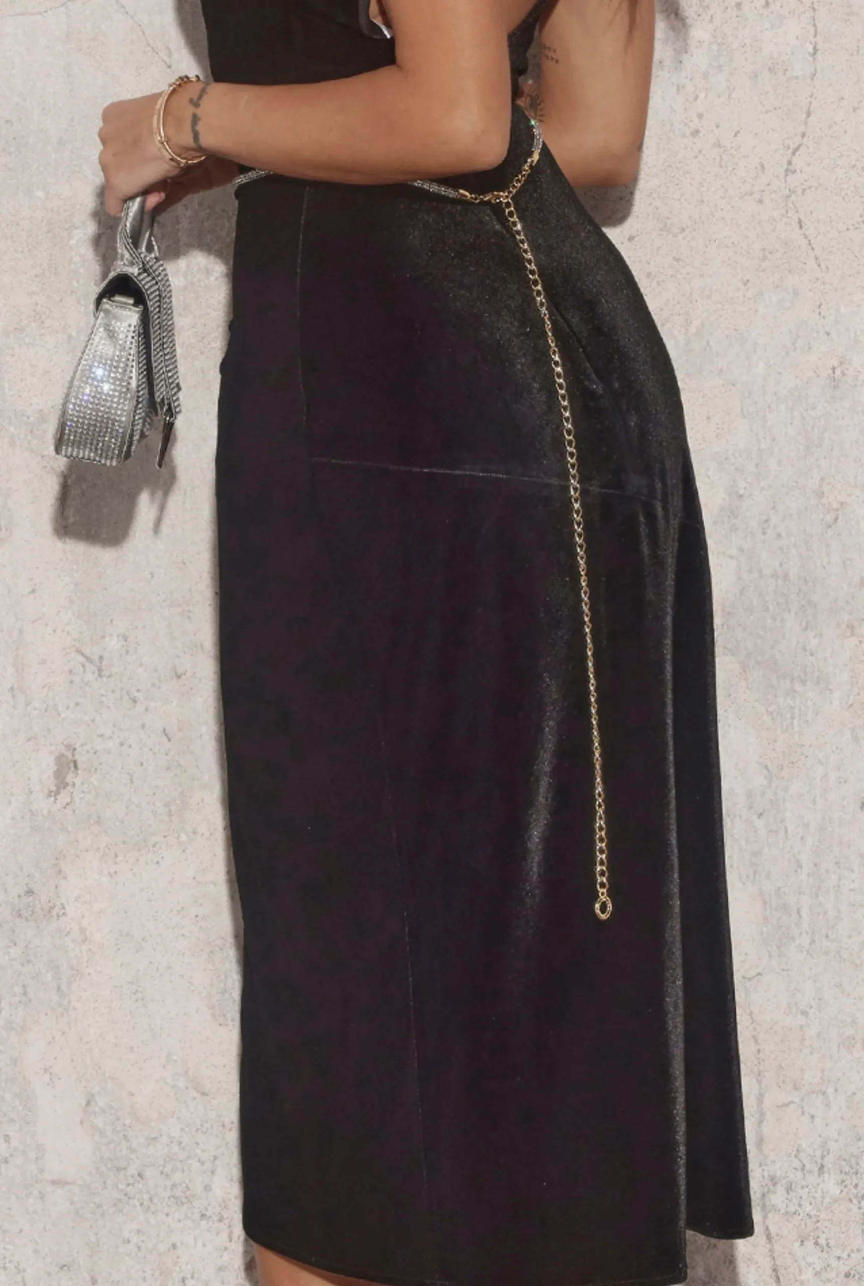 New Fabrice - Velour Midi With Jewellery Accent Women Wedding