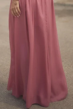 Hot Maribel - Maxi Dress In Coral Color Women Christening