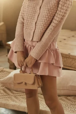 Sale Mira - Set Mini Sweater + Skirt With Ruffles Women Every Day
