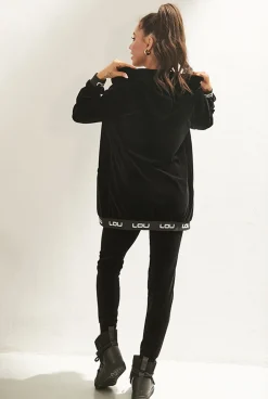 Outlet Missi - Three-Piece Velour Tracksuit With Logical Elastics Women Tracksuits