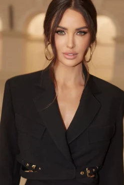 Best Olena Jacket - Black Unfussy Jacket Women Sets