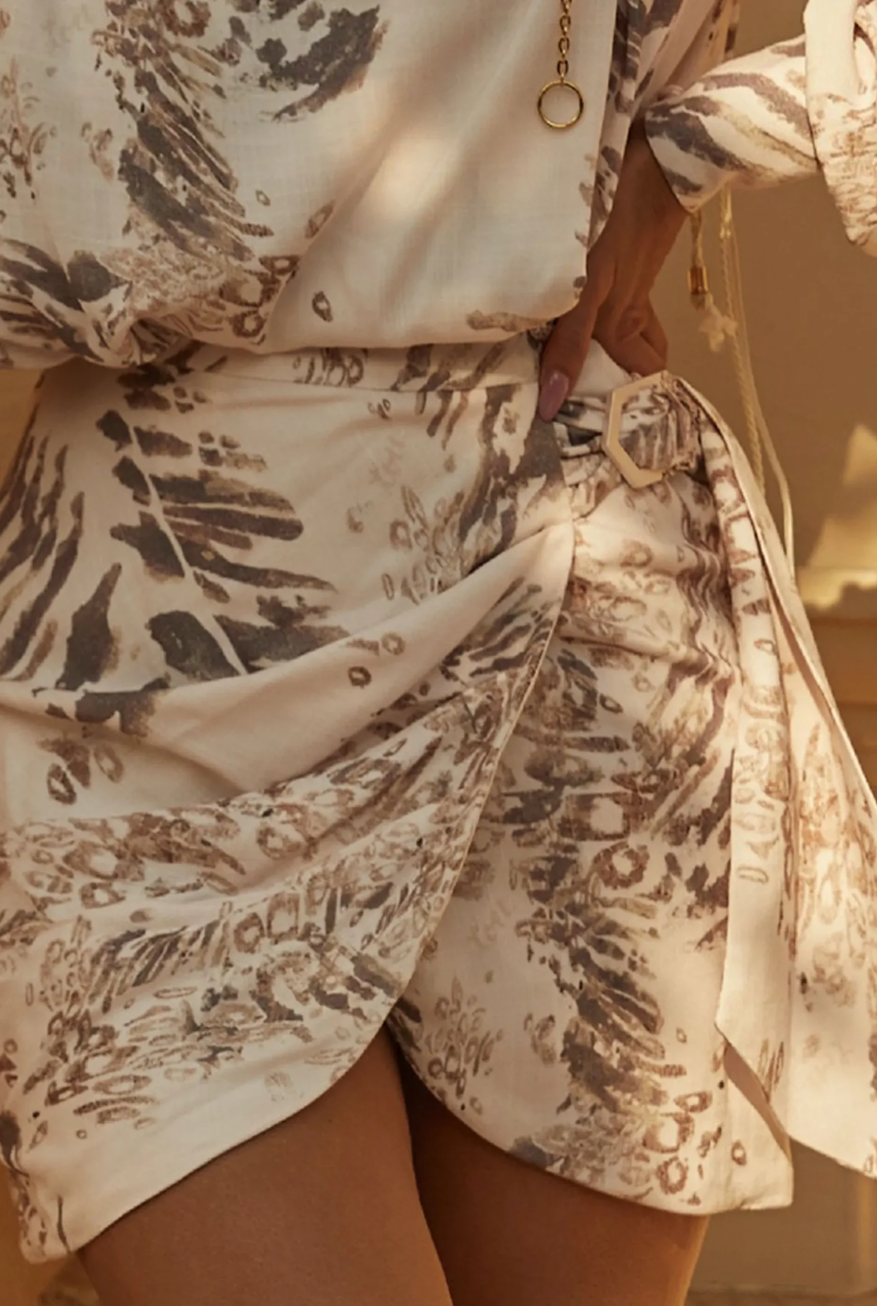 Hot Olivet - Comfortable Dress With An Original Print Women Every Day