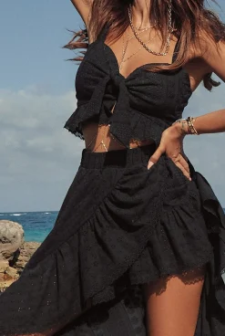 Online Peggie - Black Boho Style Set Women Sets