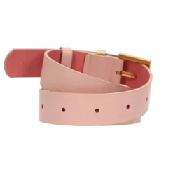 Outlet Pink Belt Nadia - Leather Belt In Bright Pink Shade Women Belts