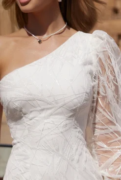 Best Roseane - Maxi Asymmetry In Broken White Women Wedding