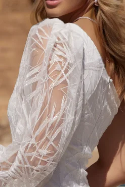 Best Roseane - Maxi Asymmetry In Broken White Women Wedding