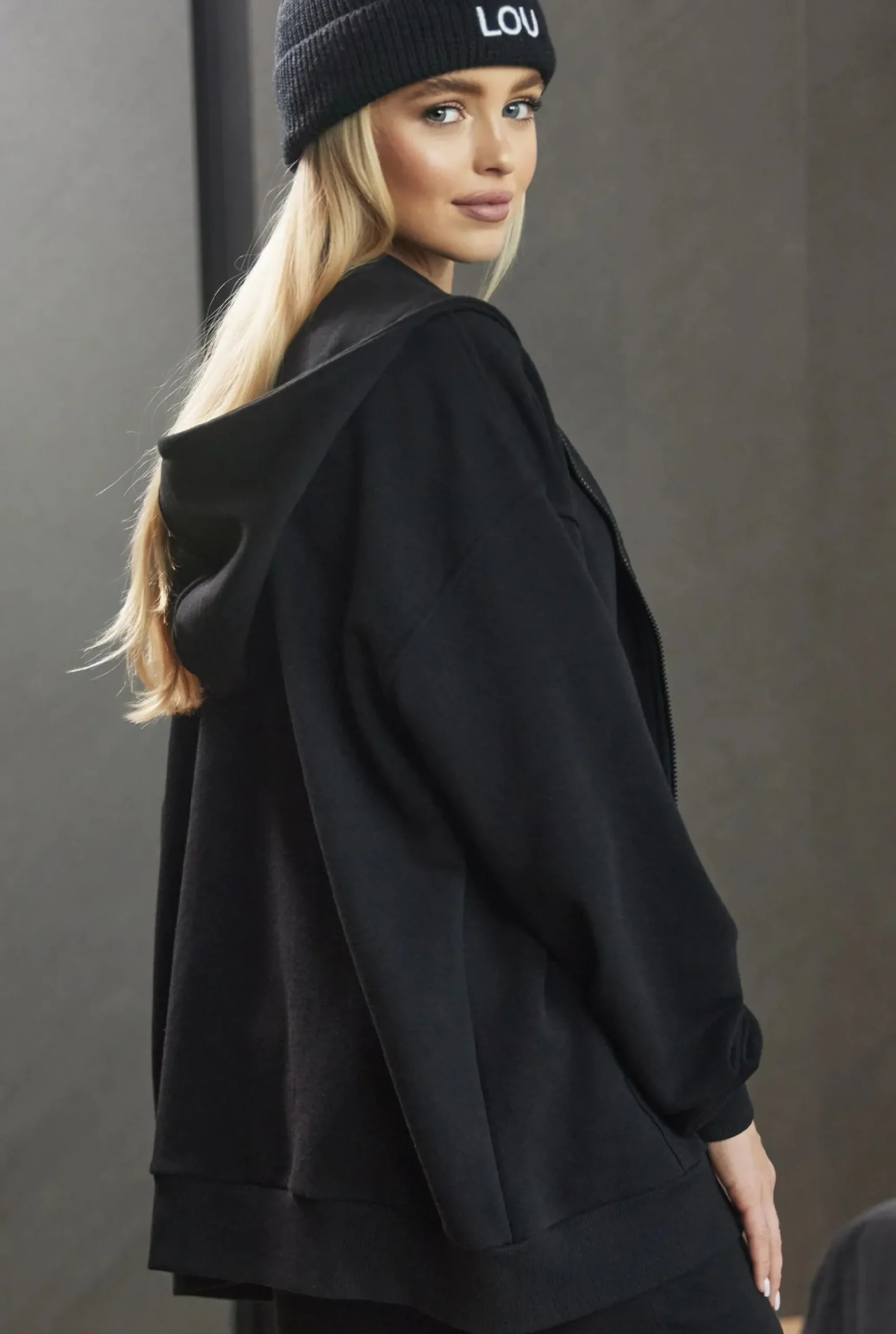Sale Saura Black Tracksuit Set In Black Women Tracksuits