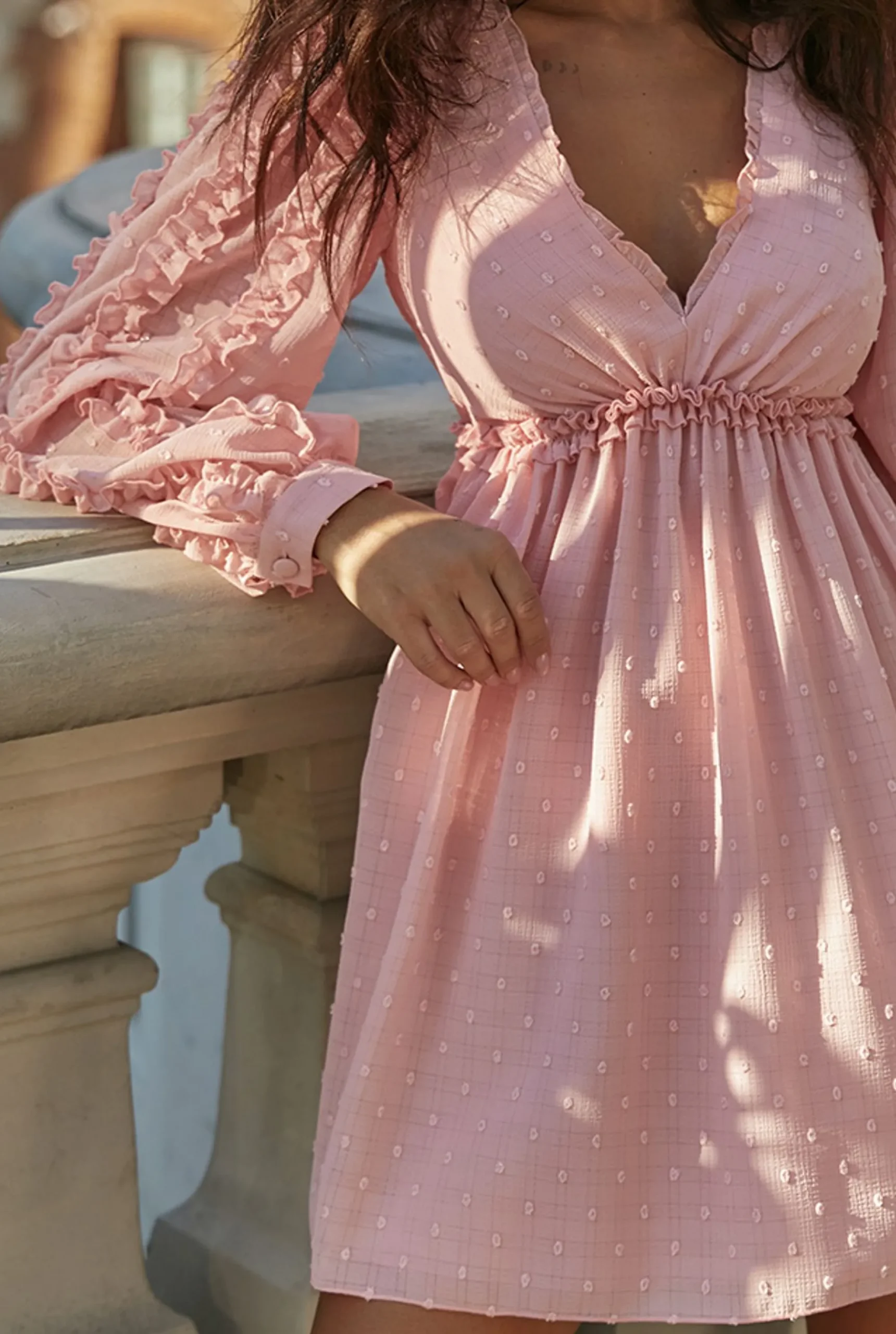 Cheap Uskaly - Mini Dress In Magical Pink Women Wedding