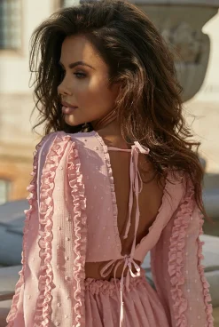 Cheap Uskaly - Mini Dress In Magical Pink Women Wedding