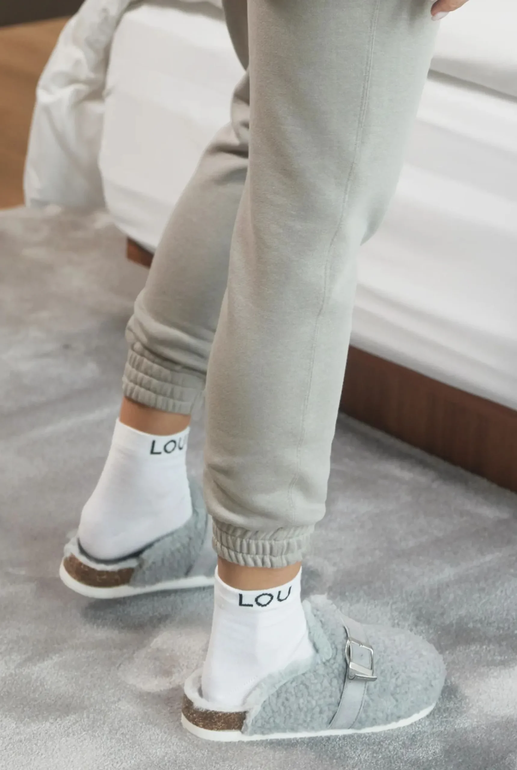 Discount Zorca Pants - Ash Gray, Elastic Pants Women Tracksuits